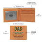 Leather Wallet for Dad Every Step