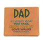Leather Wallet for Dad Every Step