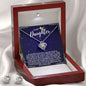 Love knot necklace set to daughter