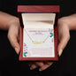 Happy birthday card with Name necklace