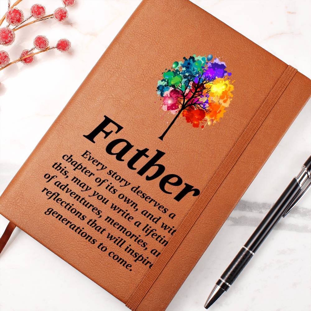 Leather Journal for Father