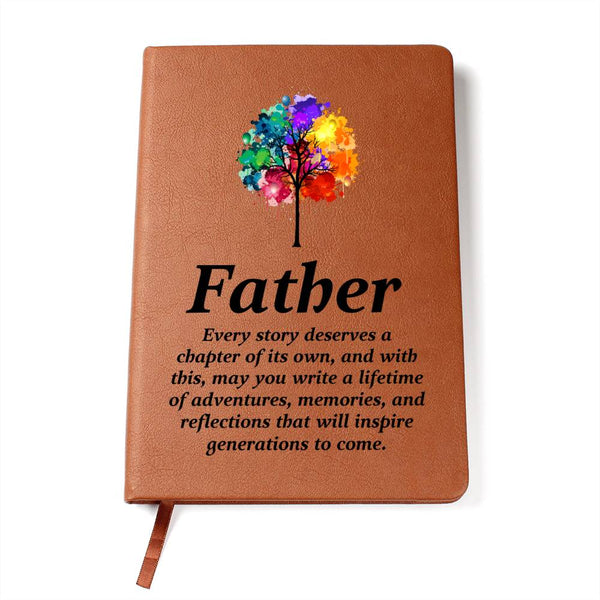 Leather Journal for Father