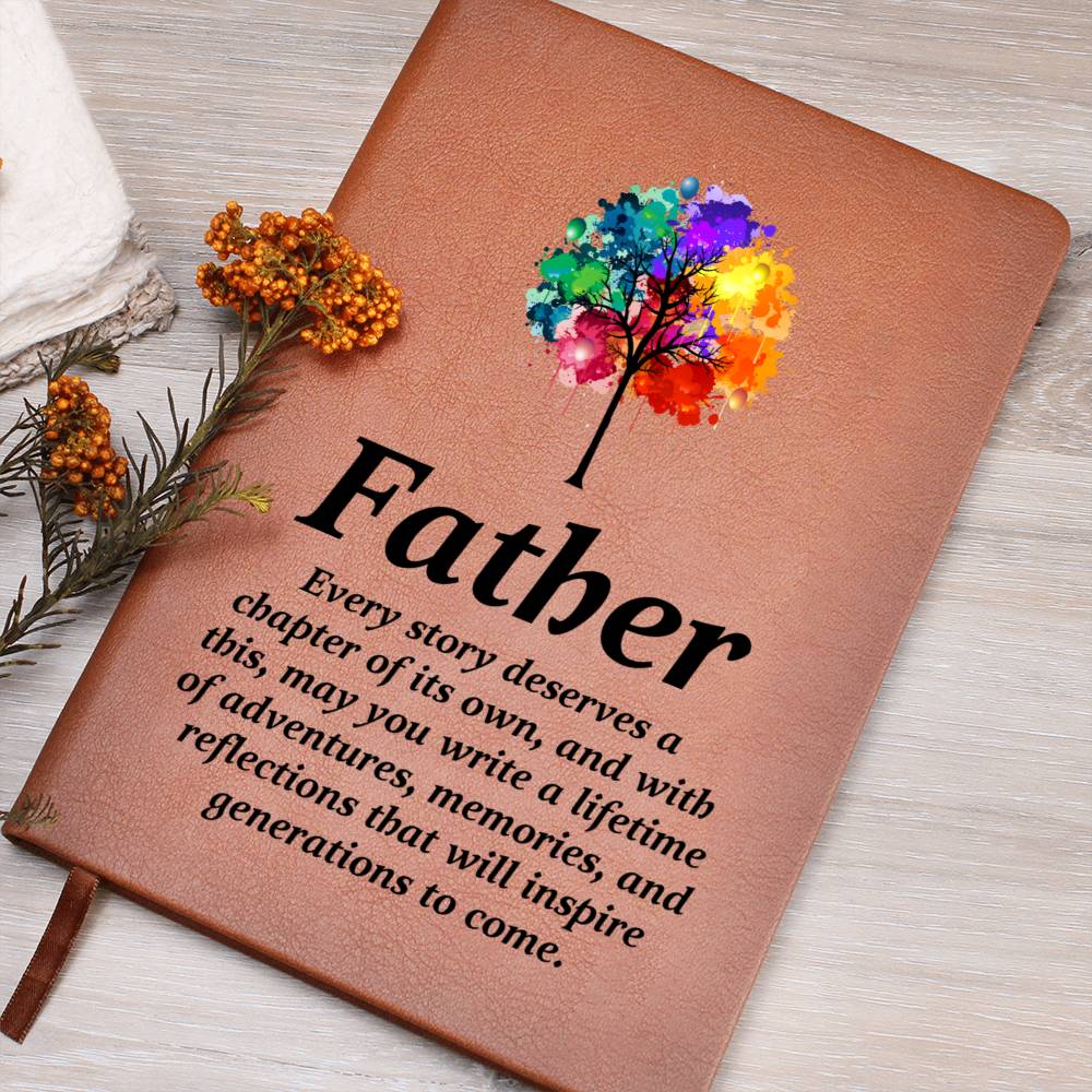 Leather Journal for Father