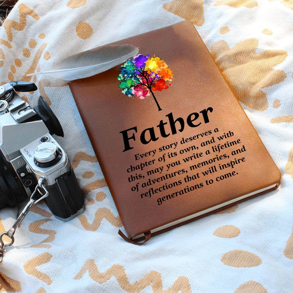 Leather Journal for Father