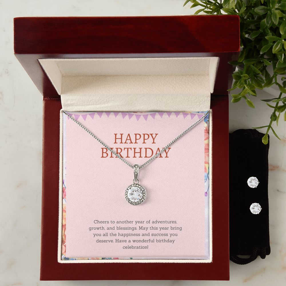 Happy birthday to a friend with necklace set