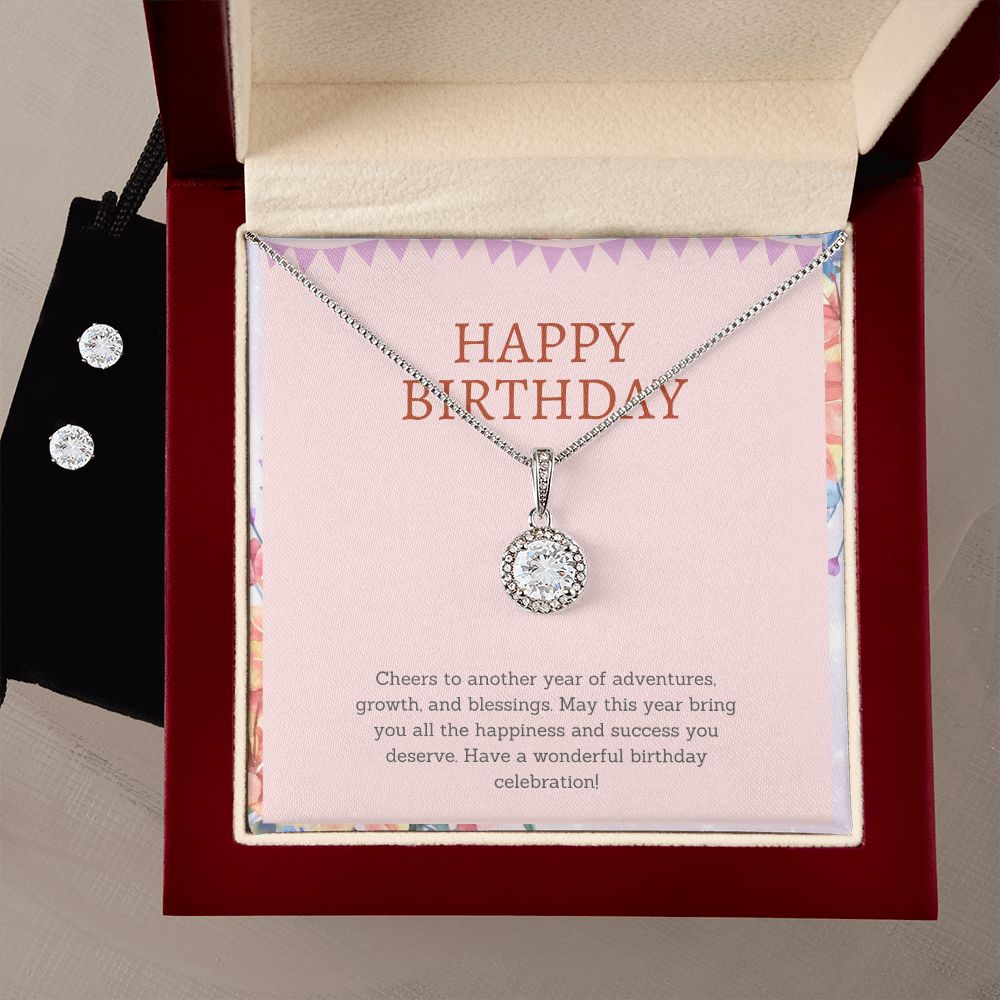 Happy birthday to a friend with necklace set