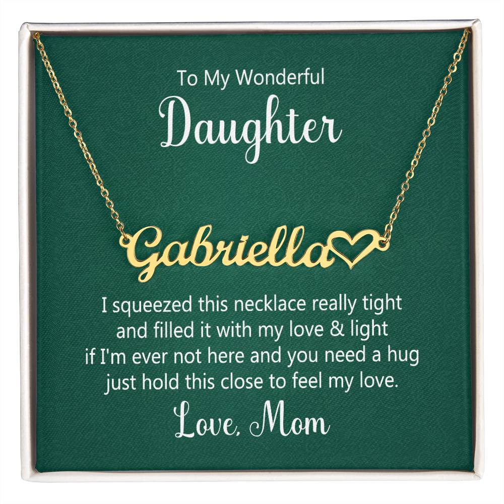 Mom to My Wonderful Daughter - green