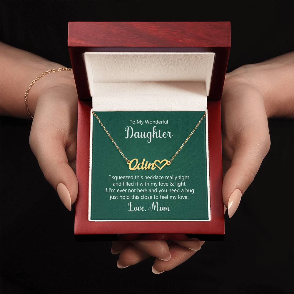 Mom to My Wonderful Daughter - green