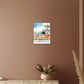 Salat Duaa Gallery High Gloss Metal Art Print Design - Green (Sizes 8x10" &  16x20") رب اجعلني مقيم الصلاة ومن ذريتي