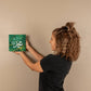 Gallery Wrapped Canvas Name of Profit  Mohammad Design - Green (Sizes 8x8", 12x12", 16x16" & 32x32")اسم النبي محمد عليه السلام