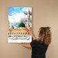 Salat Duaa Gallery Wrapped Canvas Design - Green (Sizes 12x18", 20x30" & 24x36") رب اجعلني مقيم الصلاة ومن ذريتي